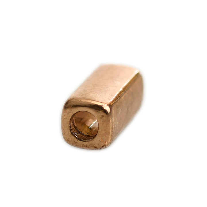 DIE-CAST METAL TUBE CORD-END GOLD