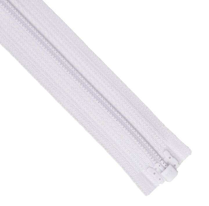 YKK NYLON OPEN-END ZIP NO.3 CORSET-PULL COL 861 PALE LILAC