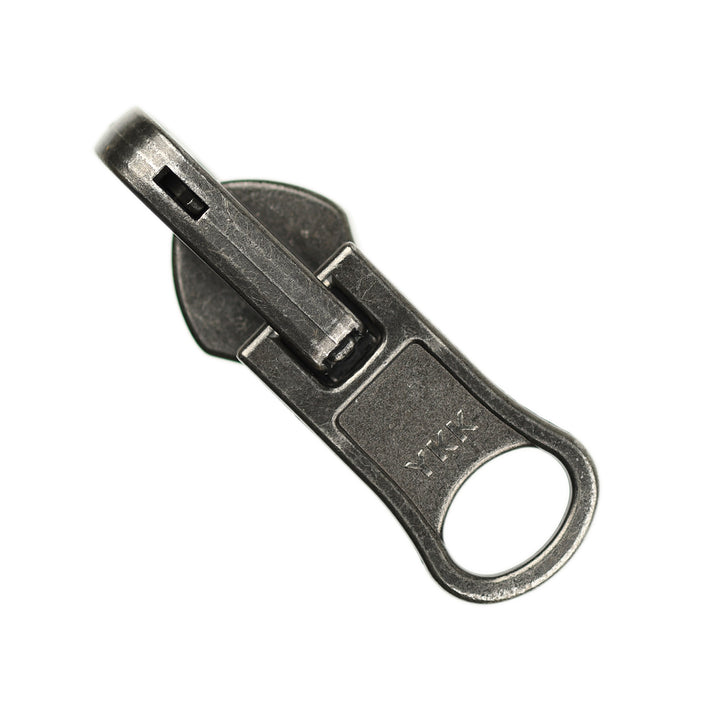 REVERSIBLE SLIDER FOR YKK NYLON COIL ZIPS - ANTIQUE NICKEL