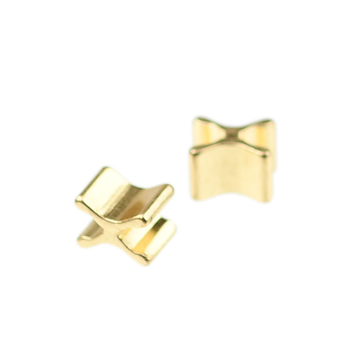 X-TYPE STOP FOR METAL &  JEAN ZIPS - GOLD