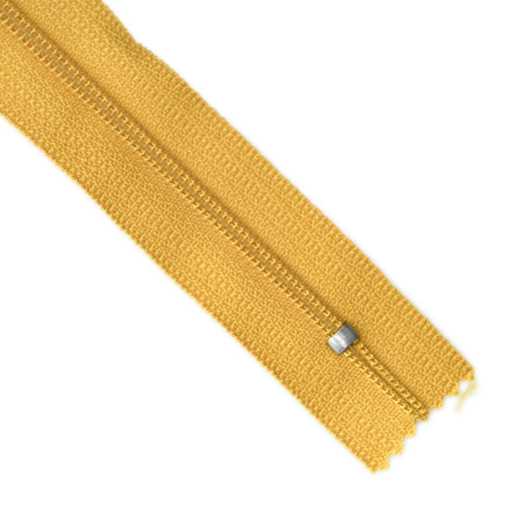 YKK NYLON CLOSED-END ZIP NO.3 COL 828 MUSTARD