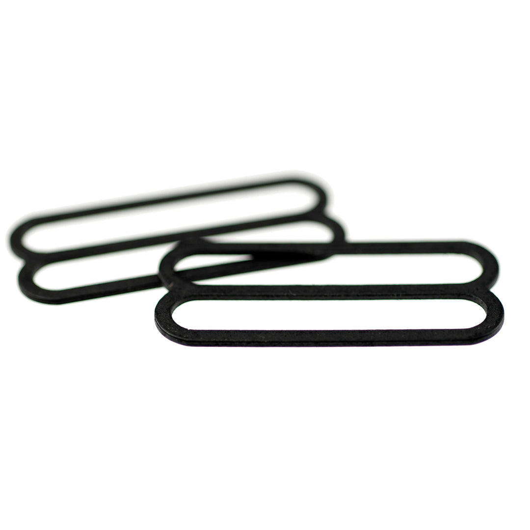 METRO METAL ROUNDED SLIDE BLACK