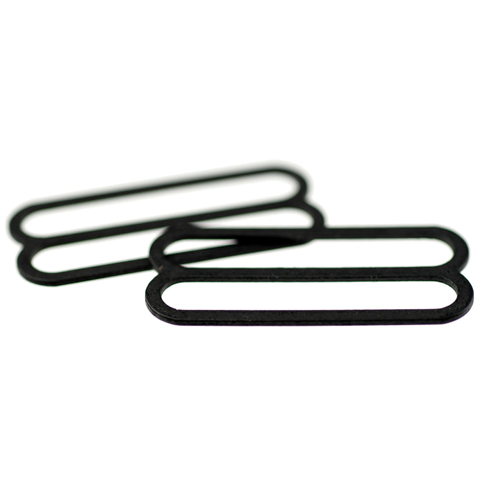 METRO METAL ROUNDED SLIDE BLACK