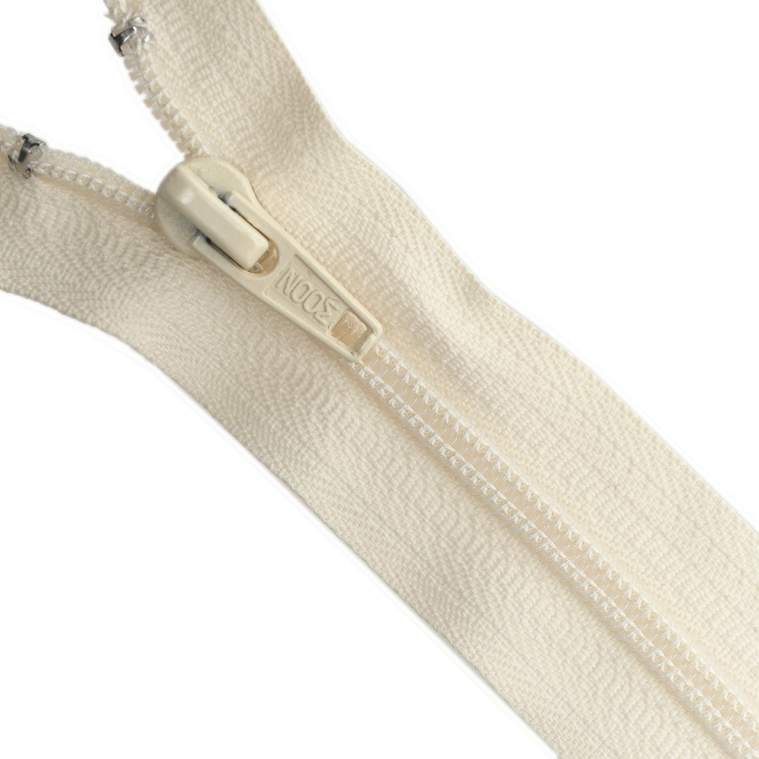 NYLON OPEN-END ZIP NO.5 COL NATURAL