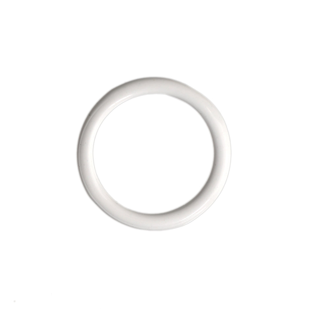 METAL RING WHITE