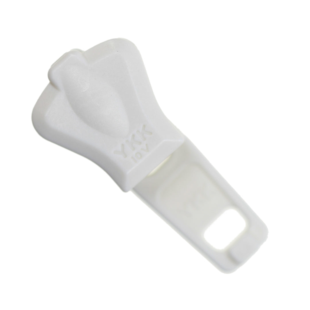 WATERPROOF SLIDER FOR YKK VISLON ZIPS - WHITE