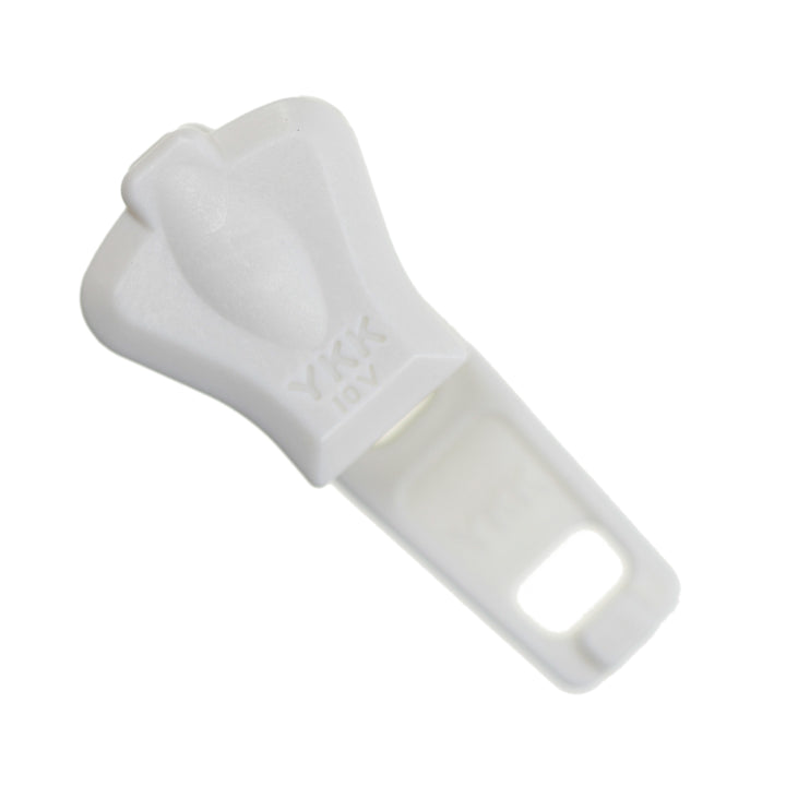 WATERPROOF SLIDER FOR YKK VISLON ZIPS - WHITE