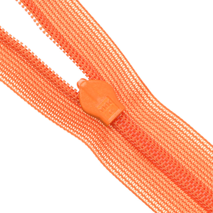 YKK INVISIBLE MESH ZIP COL 849 TANGERINE