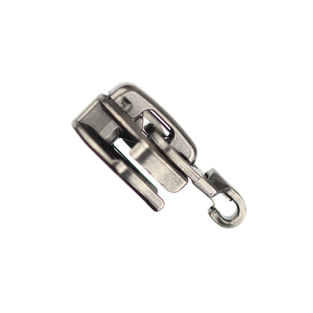 CRAMPER SLIDER FOR YKK NYLON COIL ZIPS - ANTIQUE NICKEL