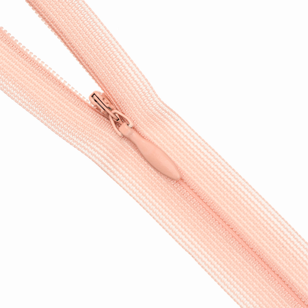 YKK INVISIBLE MESH ZIP COL 812 PEACHY BLUSH