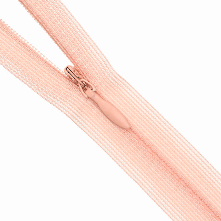 YKK INVISIBLE MESH ZIP COL 812 PEACHY BLUSH