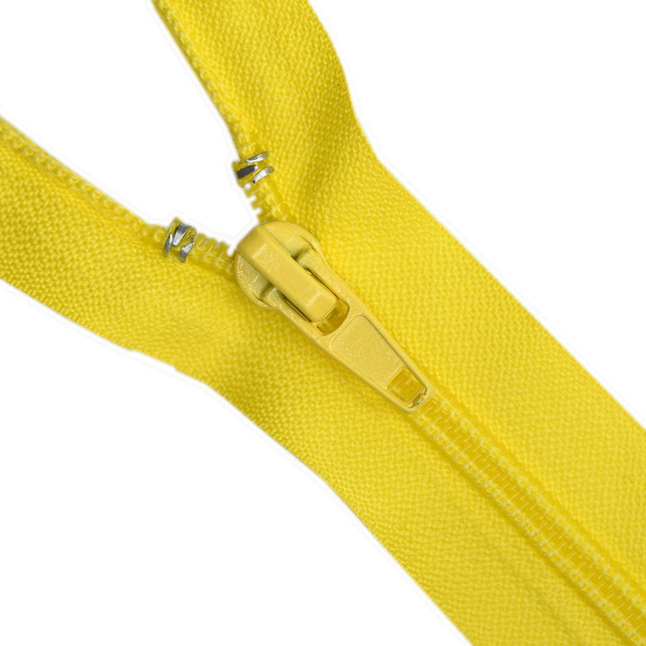 NYLON OPEN-END ZIP NO.5 COL BRIGHT YELLOW