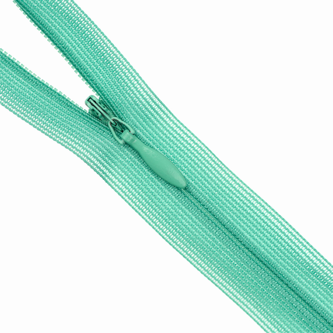 YKK INVISIBLE MESH ZIP COL 105 VIVID JADE