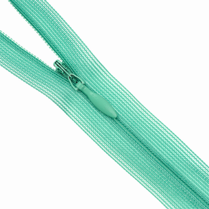 YKK INVISIBLE MESH ZIP COL 105 VIVID JADE
