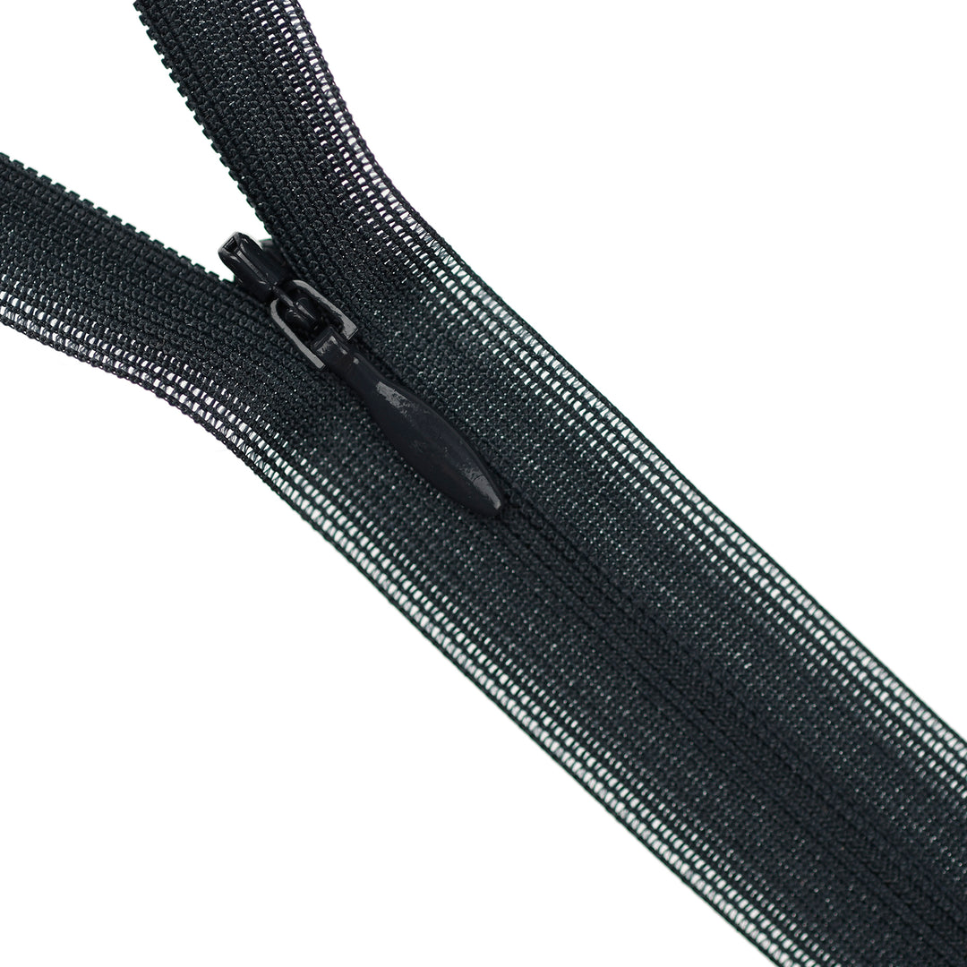 YKK INVISIBLE MESH ZIP COL 158 DARK PRUSSIAN BLUE