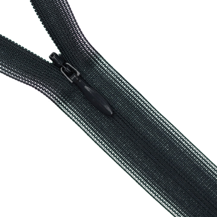 YKK INVISIBLE MESH ZIP COL 158 DARK PRUSSIAN BLUE