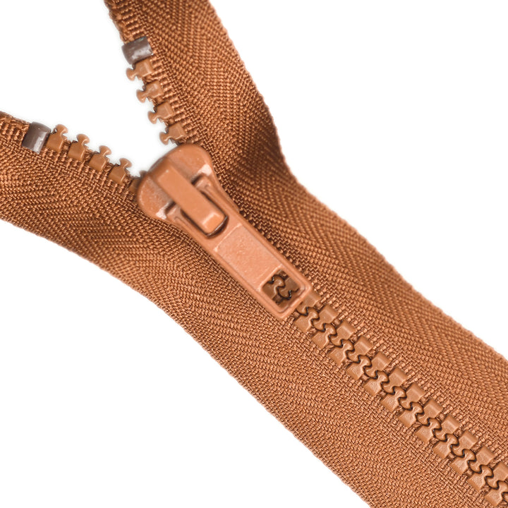 CHUNKY CLOSED-END ZIP NO.5 COL CINNAMON