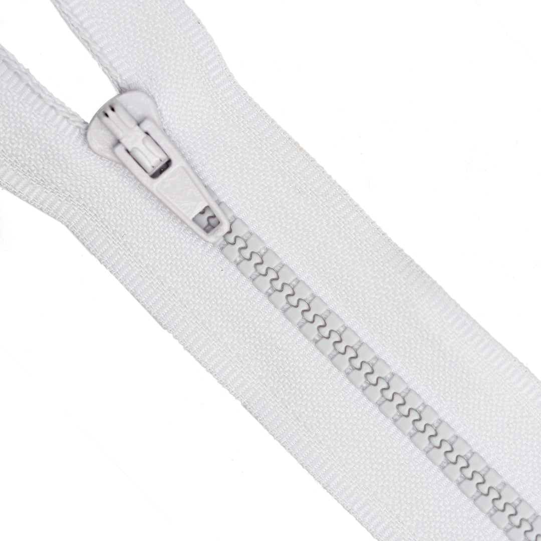 CHUNKY CLOSED-END ZIP NO.3 COL MAUVE