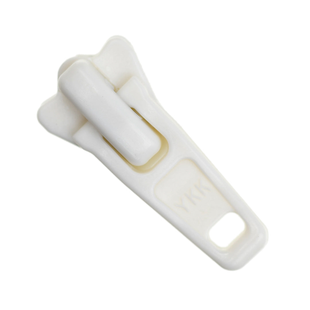 WATERPROOF SLIDER FOR YKK VISLON ZIPS - WHITE
