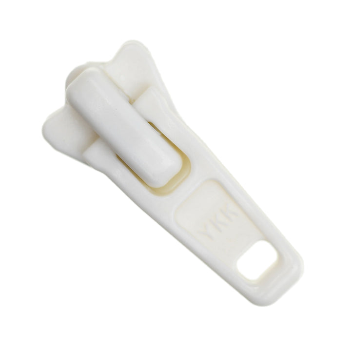 WATERPROOF SLIDER FOR YKK VISLON ZIPS - WHITE