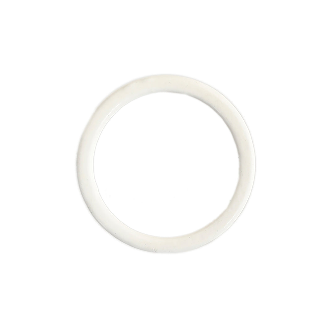 METAL RING WHITE