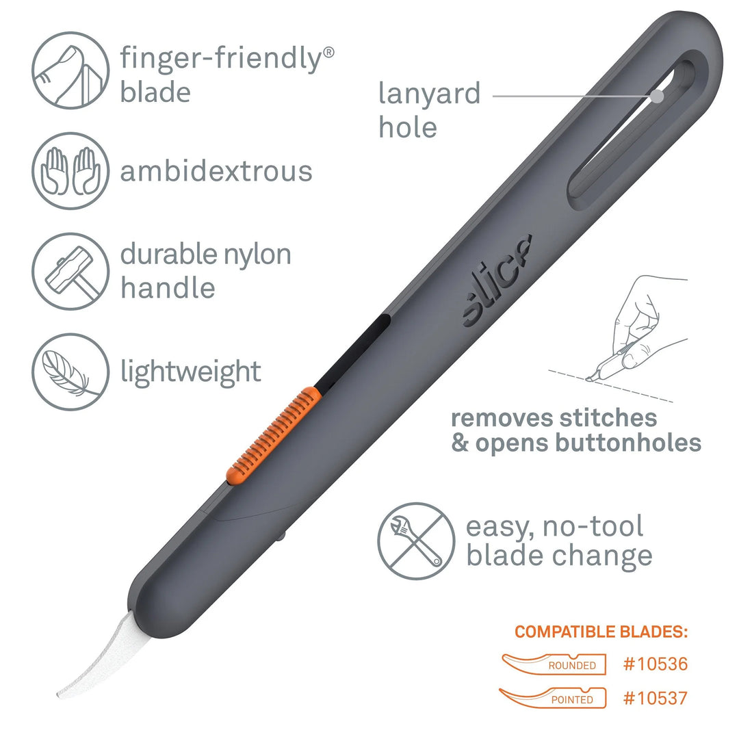 SLICE RETRACTABLE CERAMIC SEAM RIPPER