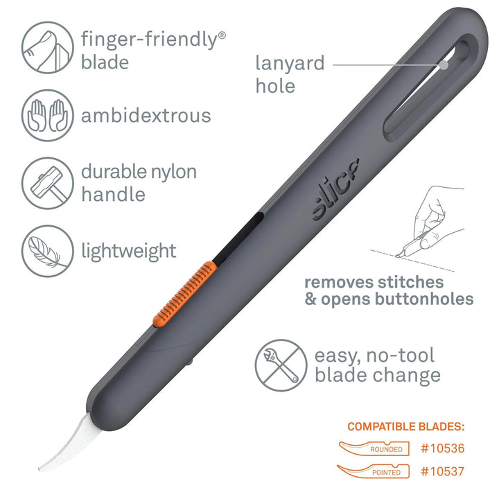 SLICE RETRACTABLE CERAMIC SEAM RIPPER