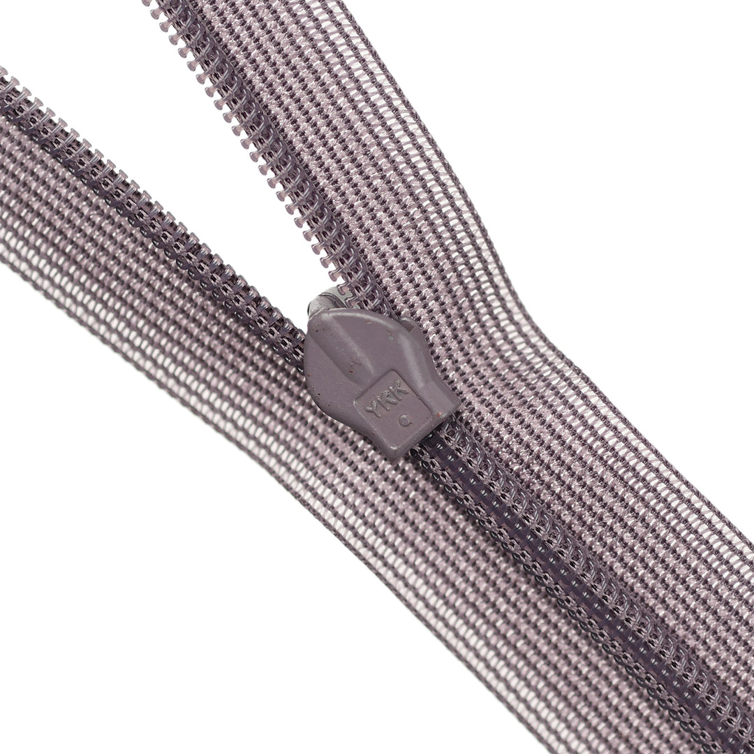 YKK INVISIBLE MESH ZIP COL 213 PINK TERRACOTTA