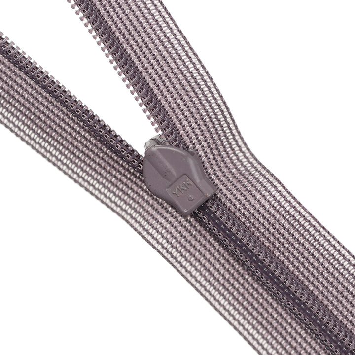 YKK INVISIBLE MESH ZIP COL 213 PINK TERRACOTTA