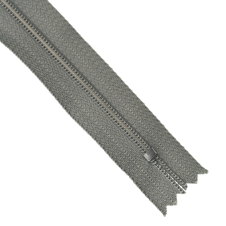 YKK NYLON CLOSED-END ZIP NO.3 COL 912 ASH GREY