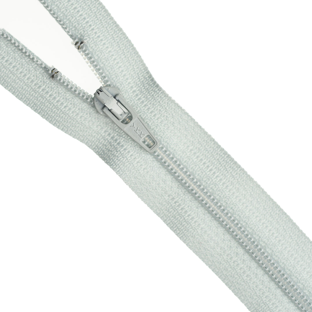 YKK NYLON CLOSED-END ZIP NO.3 COL 574 VAPOUR GREY