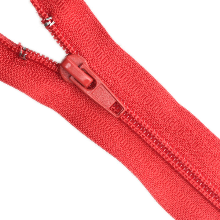 NYLON OPEN-END ZIP NO.5 COL CHILI