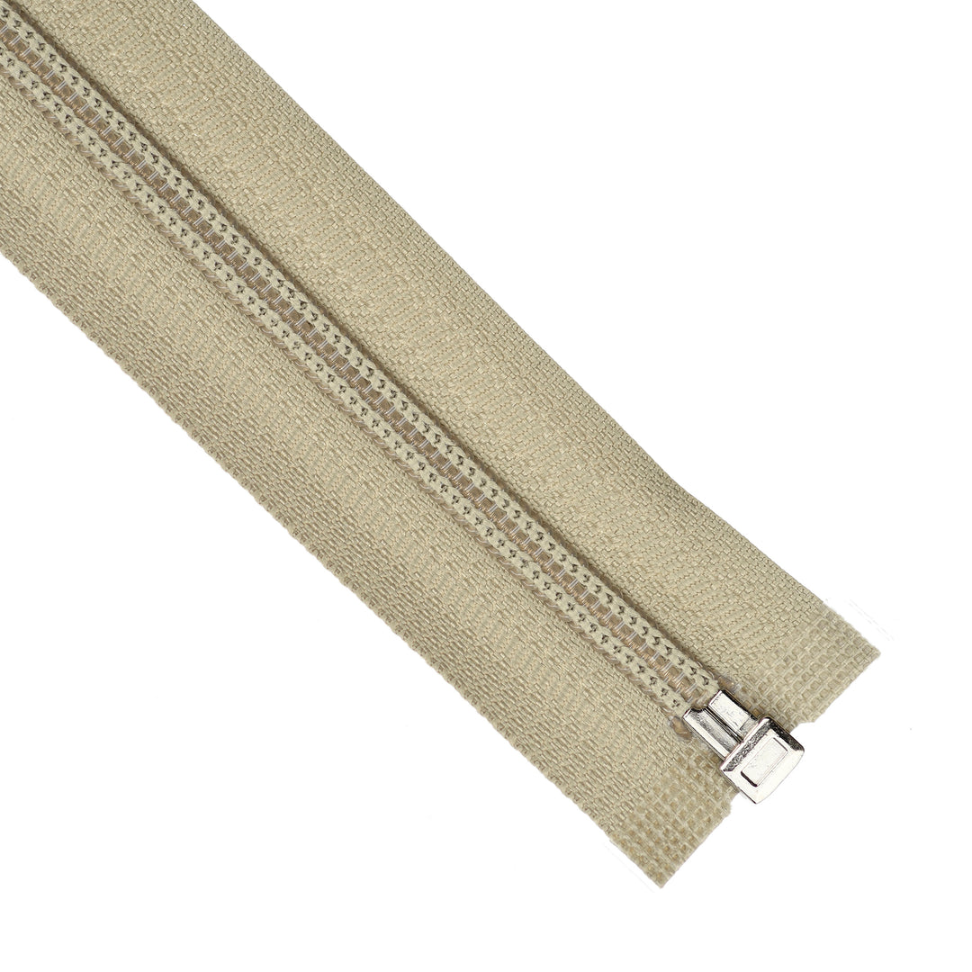 NYLON OPEN-END ZIP NO.5 COL SANDSTONE