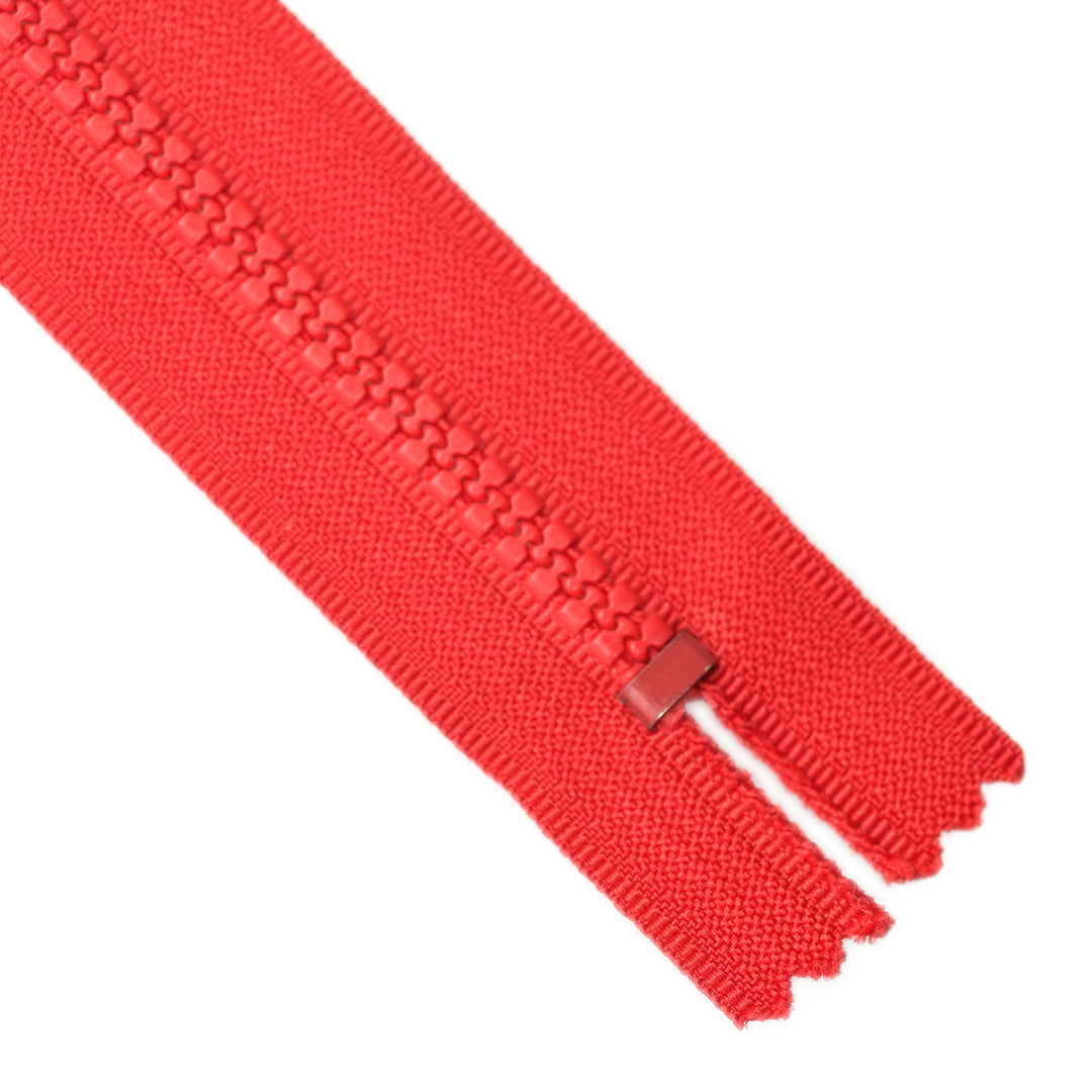 CHUNKY CLOSED-END ZIP NO.5 COL CHILI