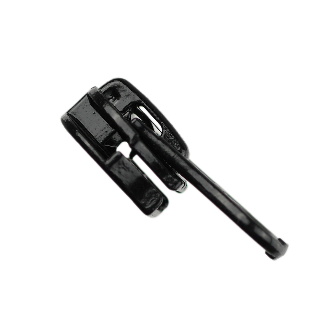 IN-REVERSE SHORT SLIDER FOR YKK NYLON COIL ZIPS - BLACK