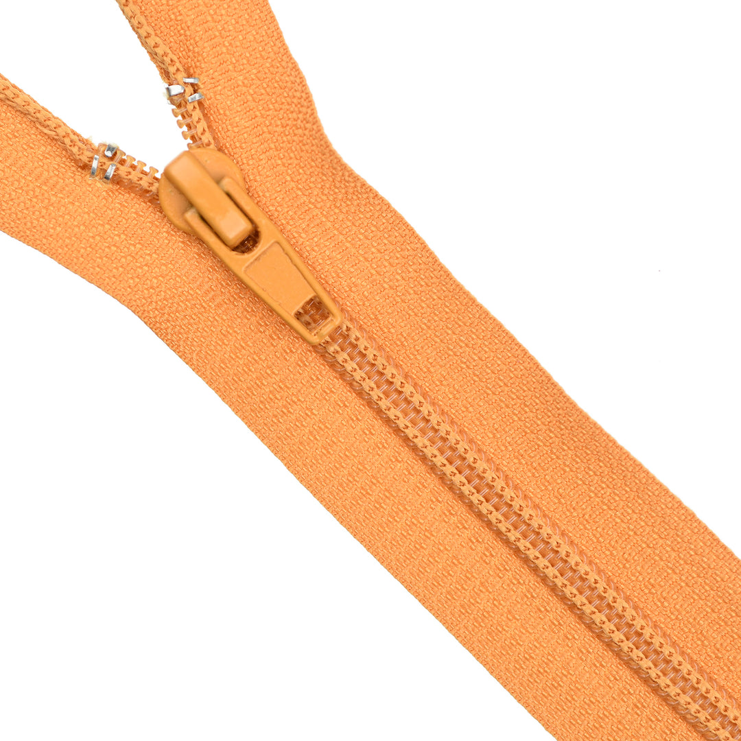 NYLON OPEN-END ZIP NO.5 COL PUMPKIN