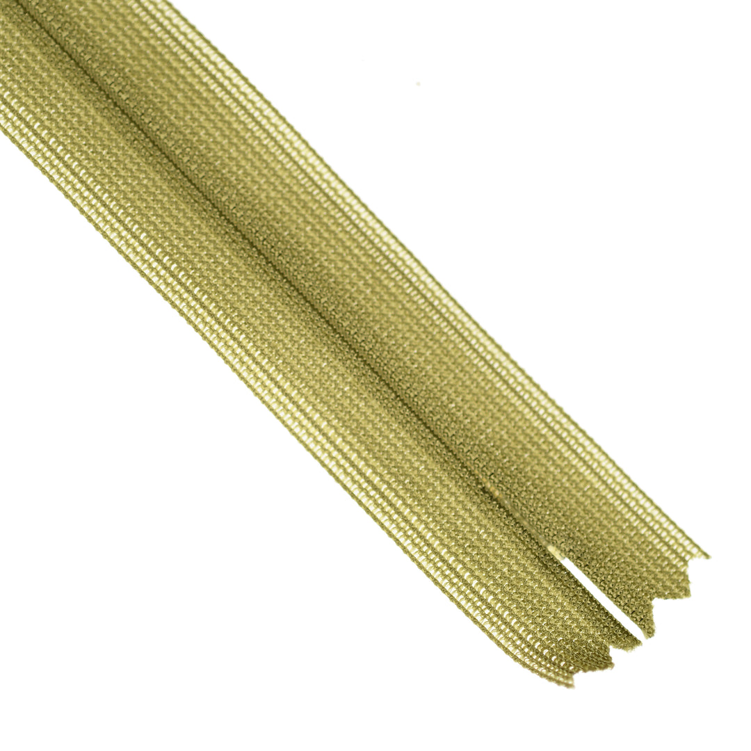 YKK INVISIBLE MESH ZIP COL 247 MARTINI OLIVE