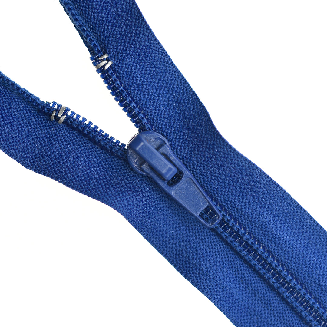 NYLON OPEN-END ZIP NO.5 COL BRIGHT BLUE