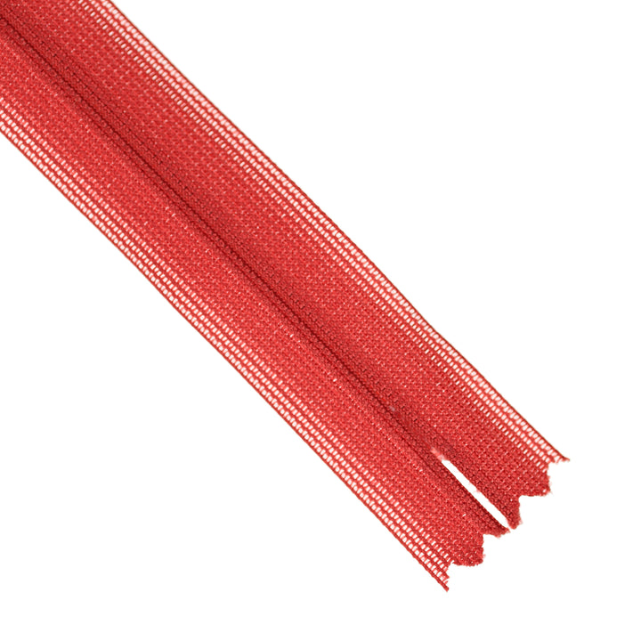 YKK INVISIBLE MESH ZIP COL 059 BLOOD RED