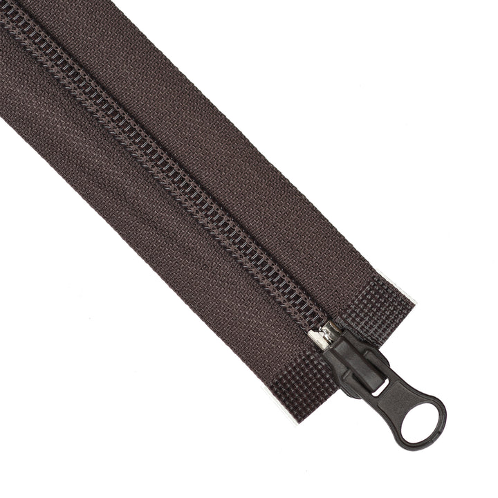 NYLON NO.5 OPEN-END TWO-WAY ZIP COL COCOA