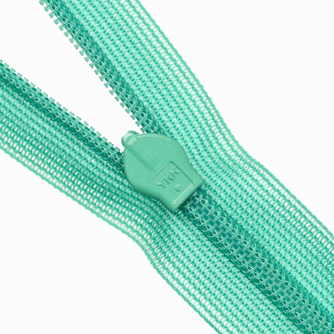 YKK INVISIBLE MESH ZIP COL 105 VIVID JADE