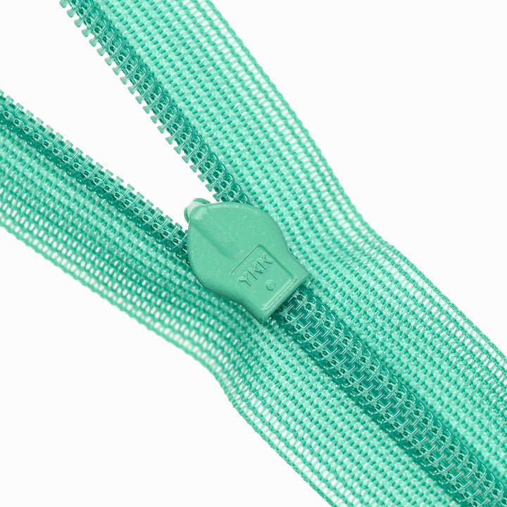 YKK INVISIBLE MESH ZIP COL 105 VIVID JADE