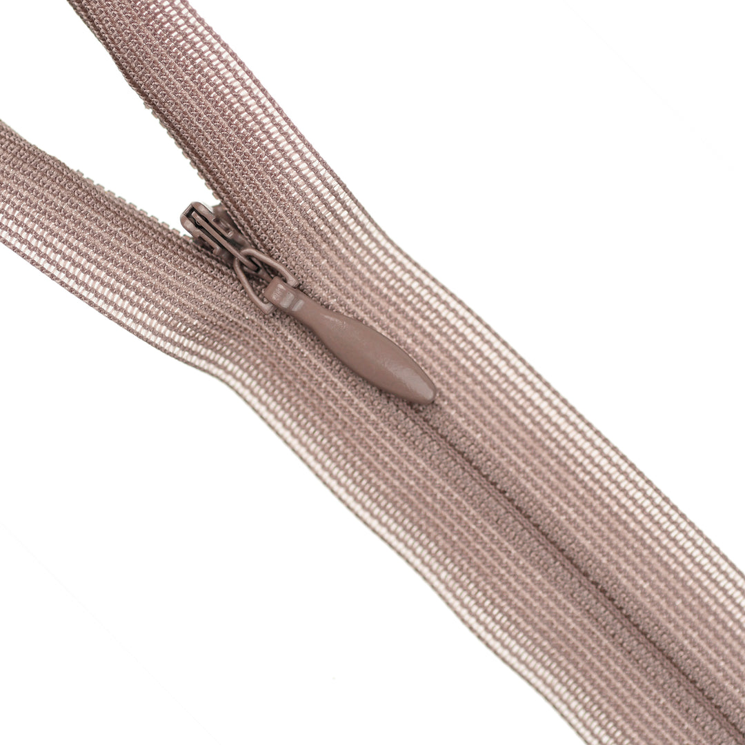 YKK INVISIBLE MESH ZIP COL 296 PUCE