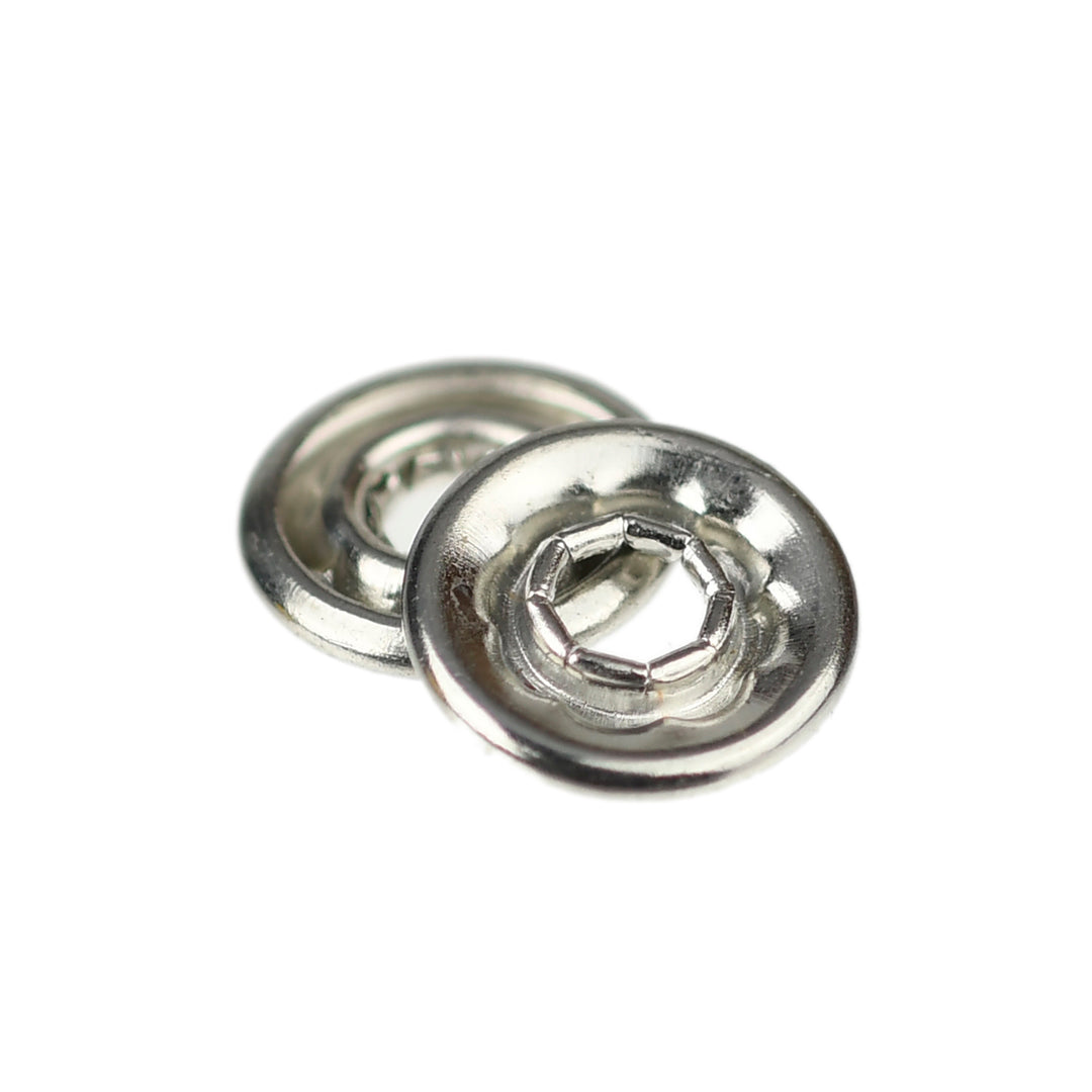 METAL SNAP SOCKET SILVER