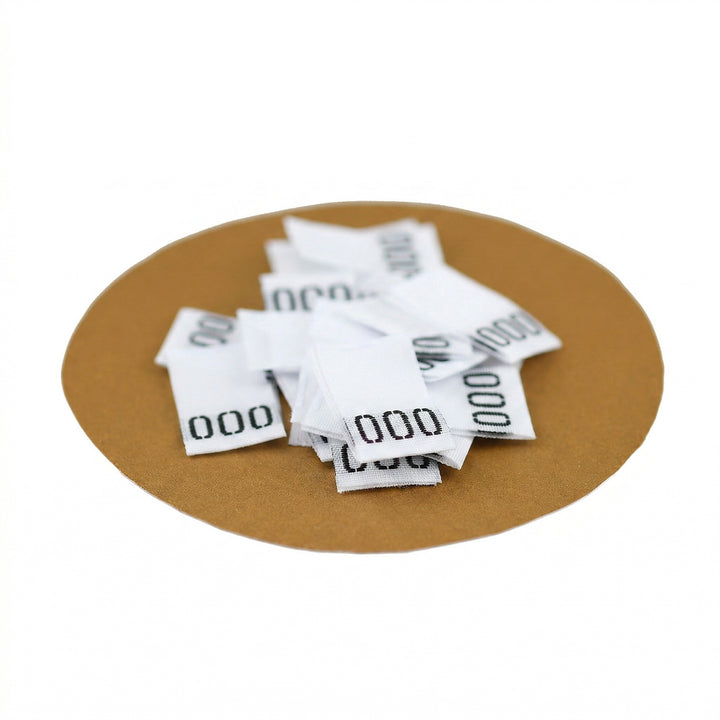 WOVEN SIZE LABEL SIZE 000
