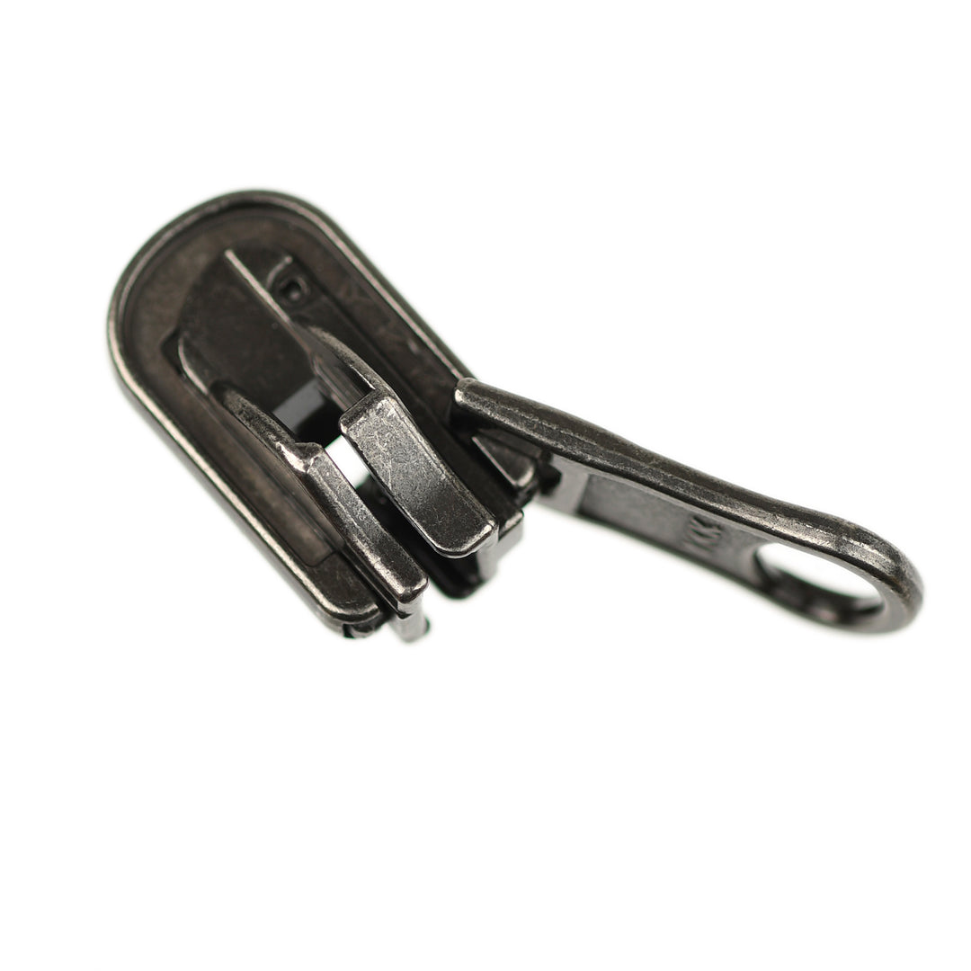 REVERSIBLE SLIDER FOR YKK NYLON COIL ZIPS - ANTIQUE NICKEL