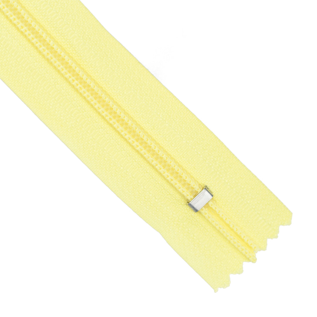 NYLON CLOSED-END NO.5 ZIP COL BANANA
