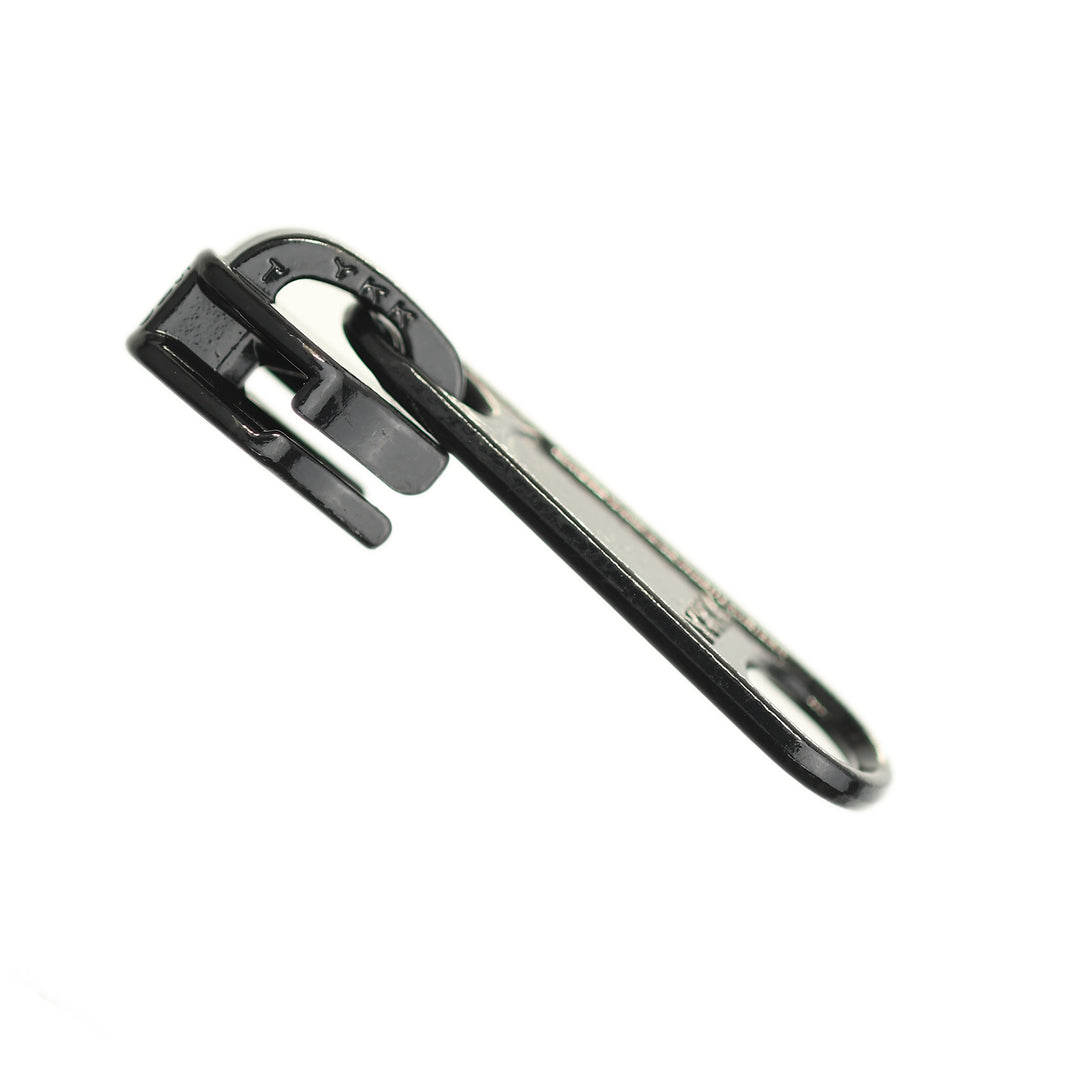 NON-LOCK LONG-PULL SLIDER FOR YKK NYLON COIL ZIPS - BLACK