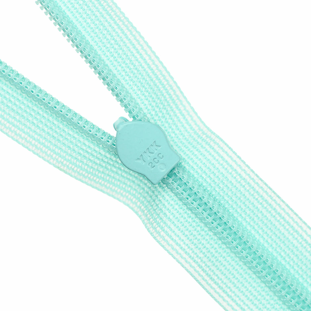 YKK INVISIBLE MESH ZIP COL 533 CELESTE