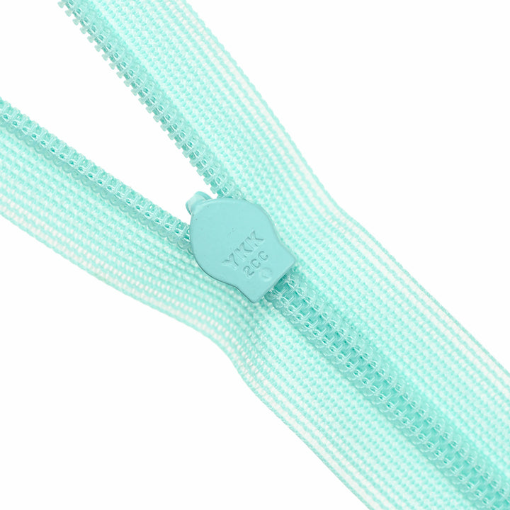 YKK INVISIBLE MESH ZIP COL 533 CELESTE